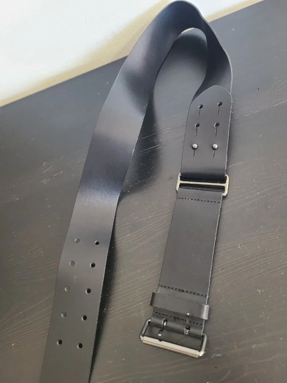 Burberry Women's Leather Belt Black size 1